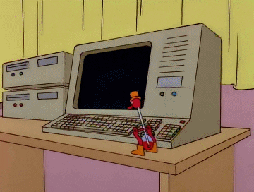 Simpson Drinking Bird Animation